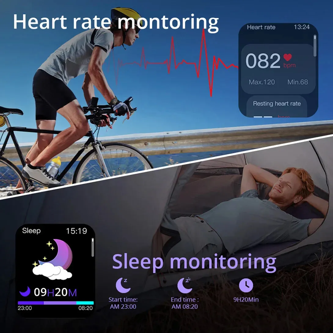 1.9 Inch Ip68 Waterproof Smartwatch For Android & Ios