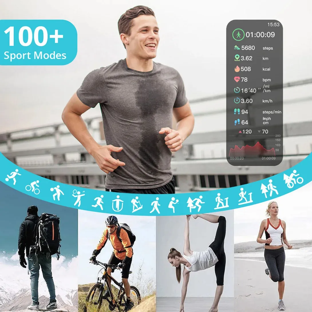 1.9 Inch Ip68 Waterproof Smartwatch For Android & Ios
