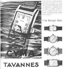 1937 Cyma Rectangular Early Waterproof Patent Deco Wristwatch with Arabic Dial in 9ct Gold