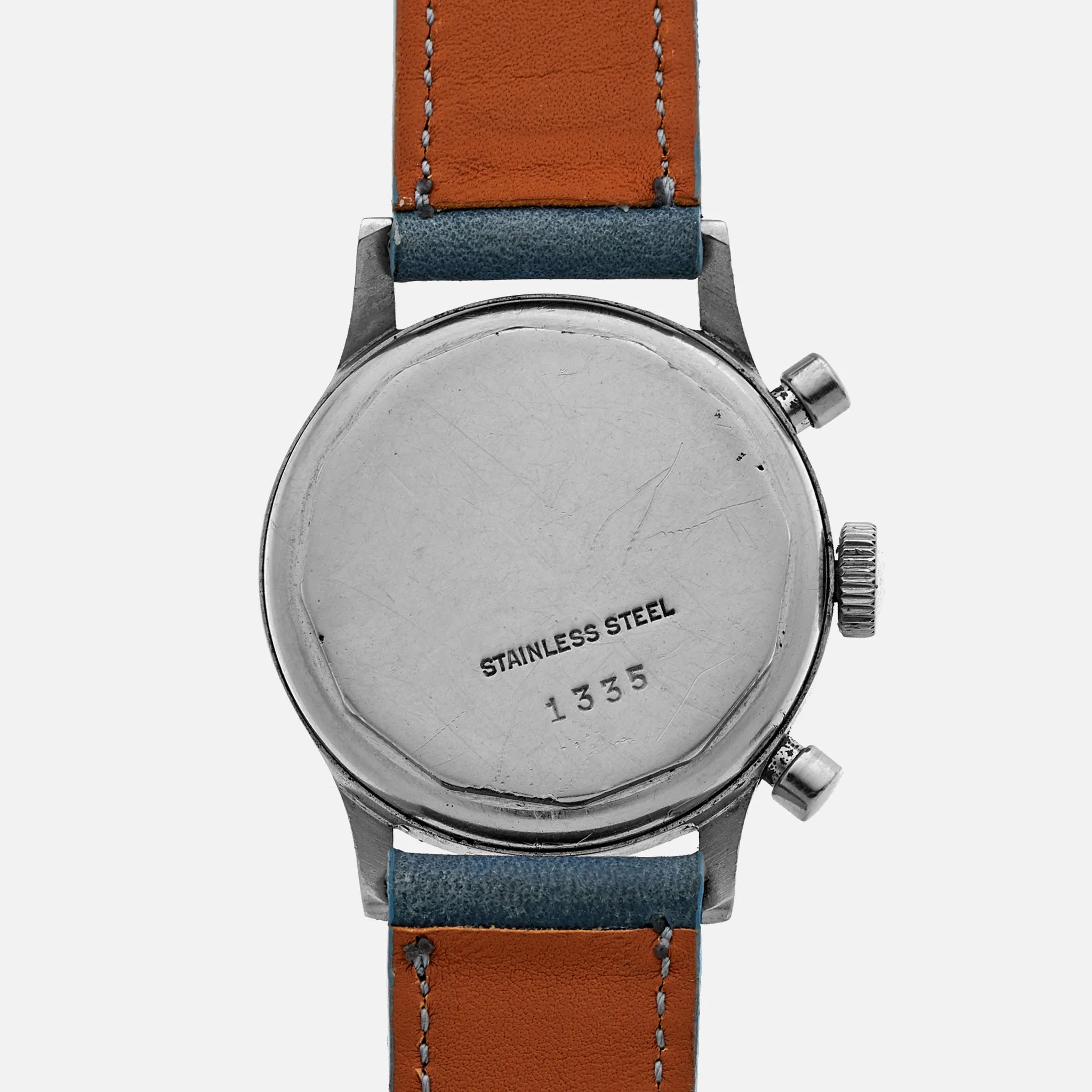1940s Minerva Chronograph Ref. 1335 With Two-Tone Dial