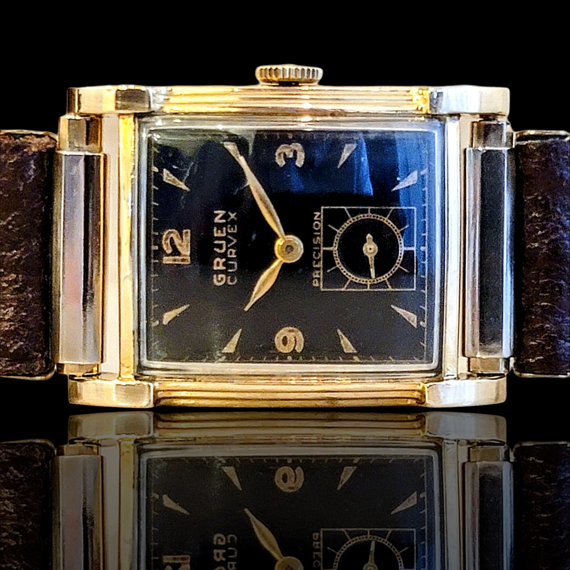 1947 GRUEN Curvex Precision Watch Cal. 440 Style 575 Swiss Made