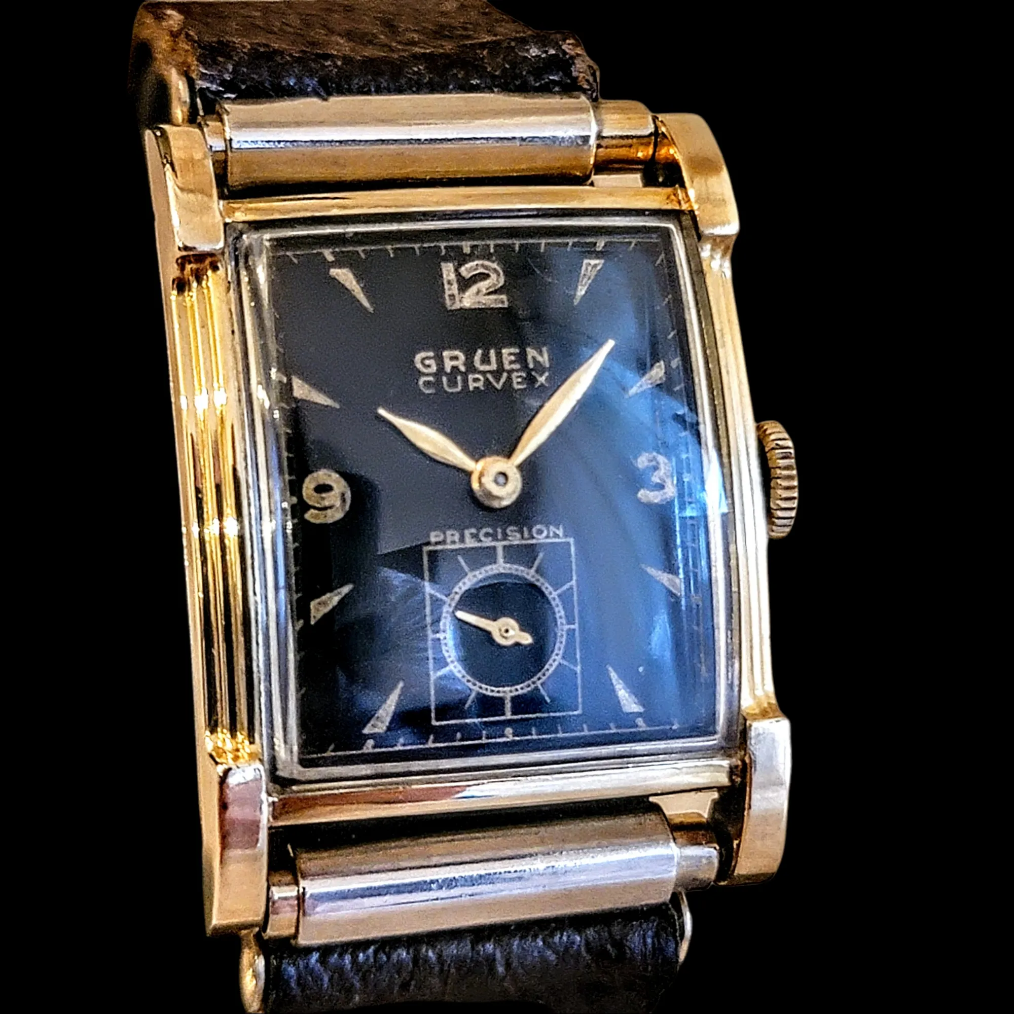 1947 GRUEN Curvex Precision Watch Cal. 440 Style 575 Swiss Made