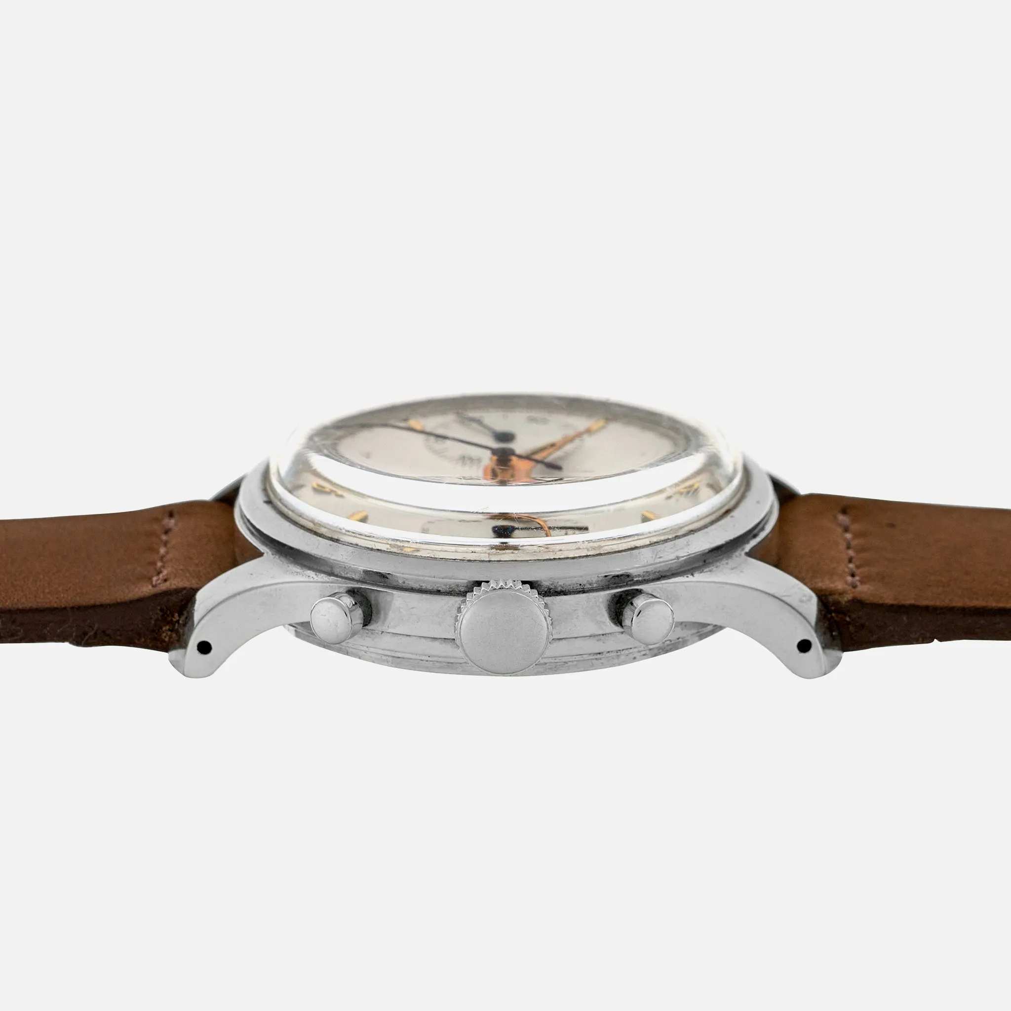 1950s Heuer 'Pre Carrera' Chronograph Ref. 404 Retailed by Baylor