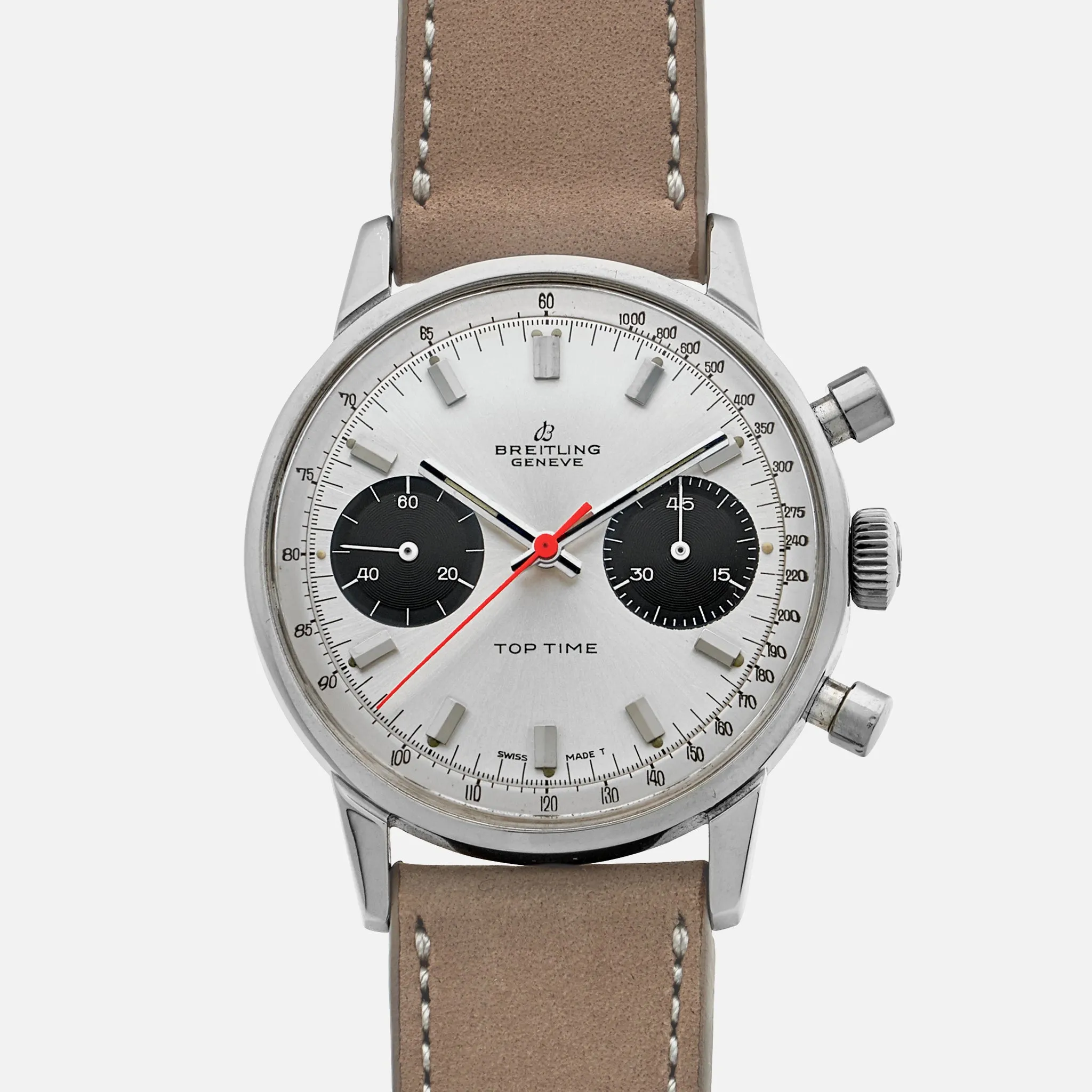 1960s Breitling Top Time Chronograph Ref. 2002-33 With 'Panda' Dial