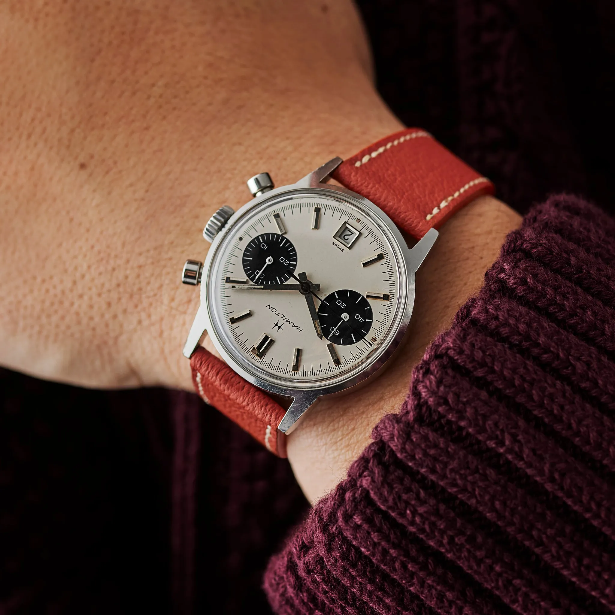 1960s Hamilton 'Panda' Chronograph Ref. 7823