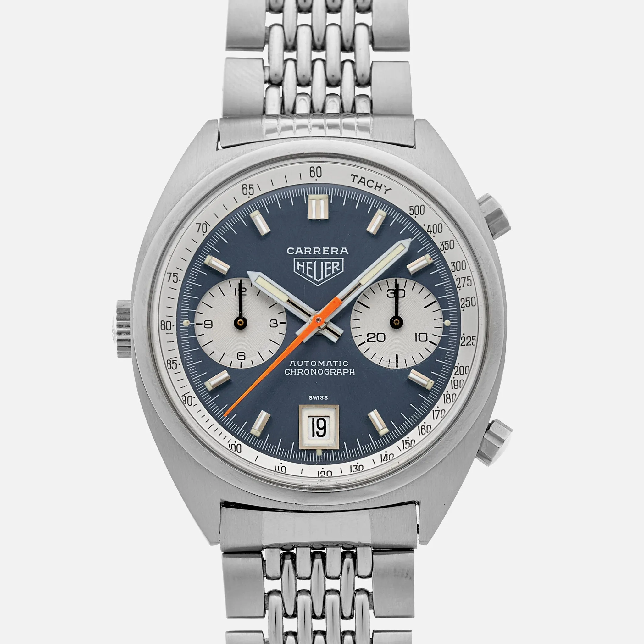 1970s Heuer Carrera Ref. 1153N With Gay Frères Bracelet