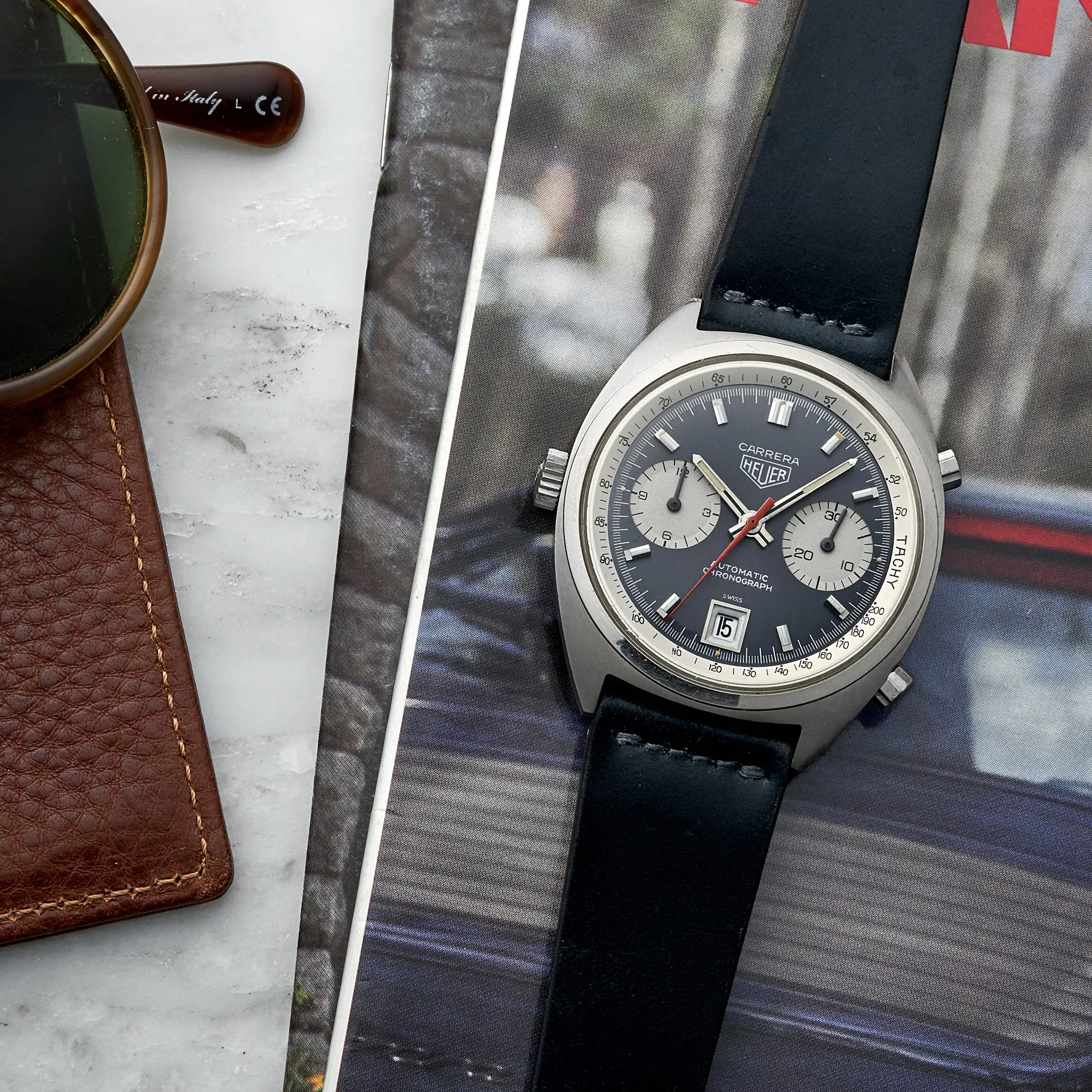 1970s Heuer Carrera Reference 1153N