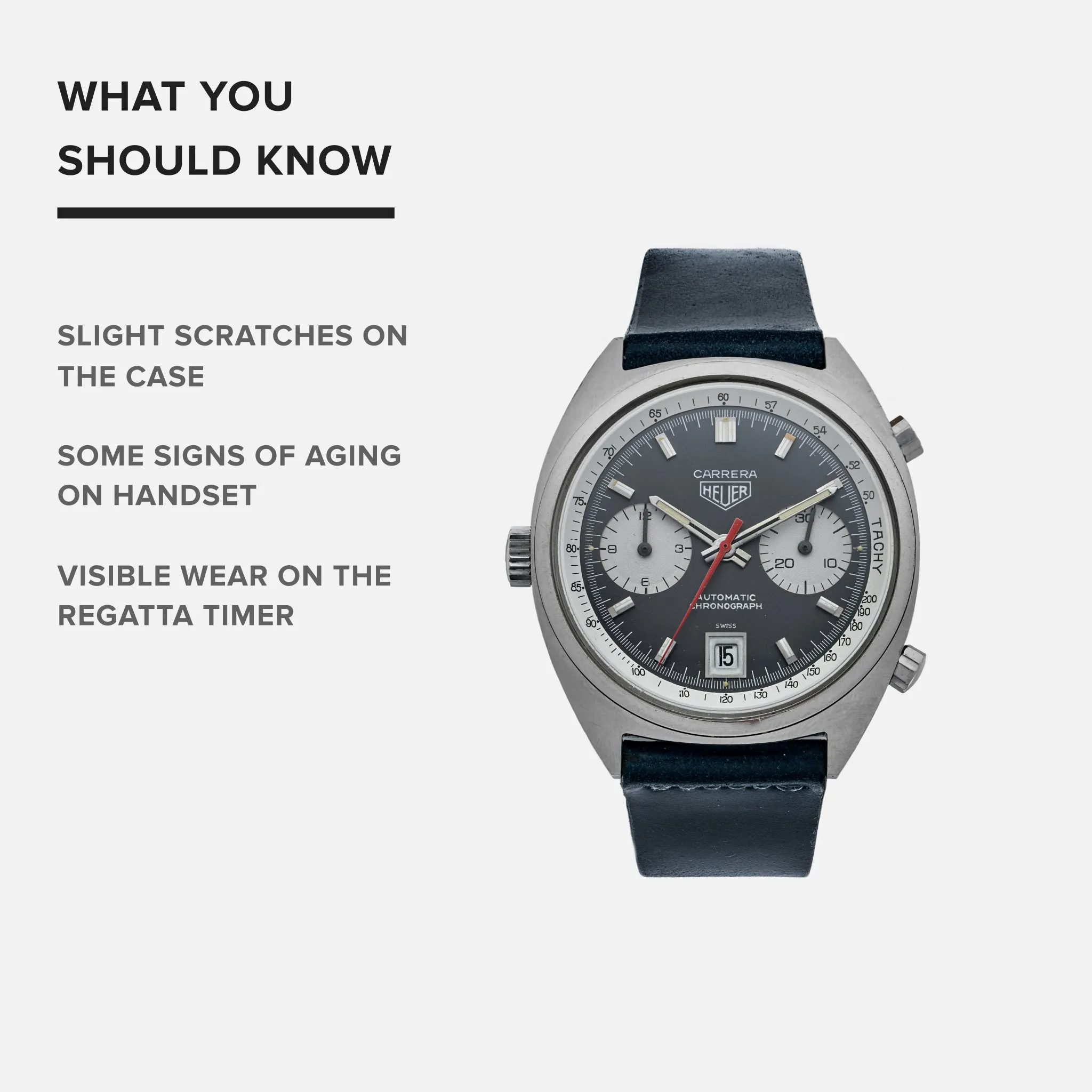 1970s Heuer Carrera Reference 1153N