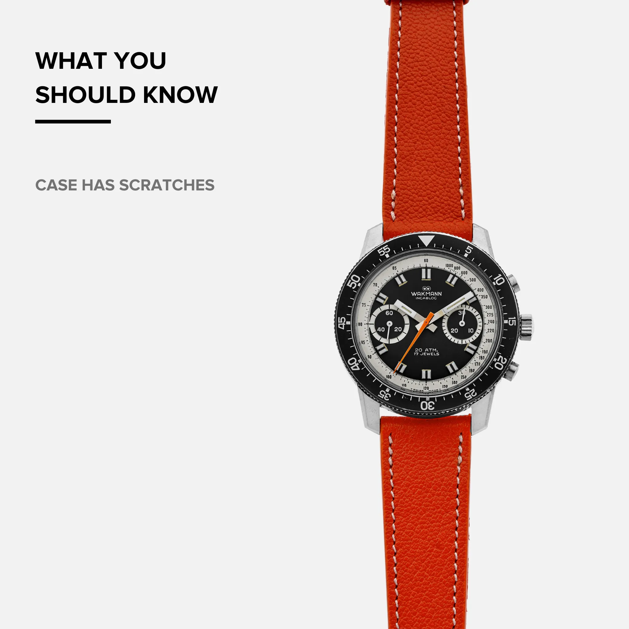 1970s Wakmann 'Big Boy' Chronograph Ref. 1382