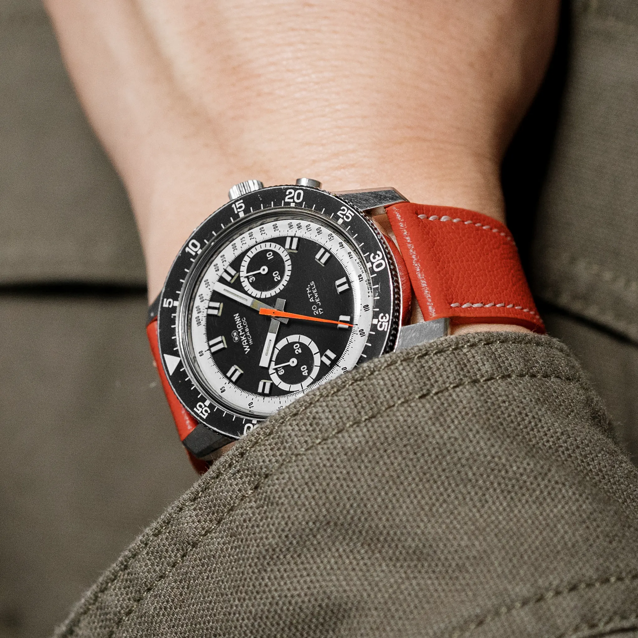 1970s Wakmann 'Big Boy' Chronograph Ref. 1382