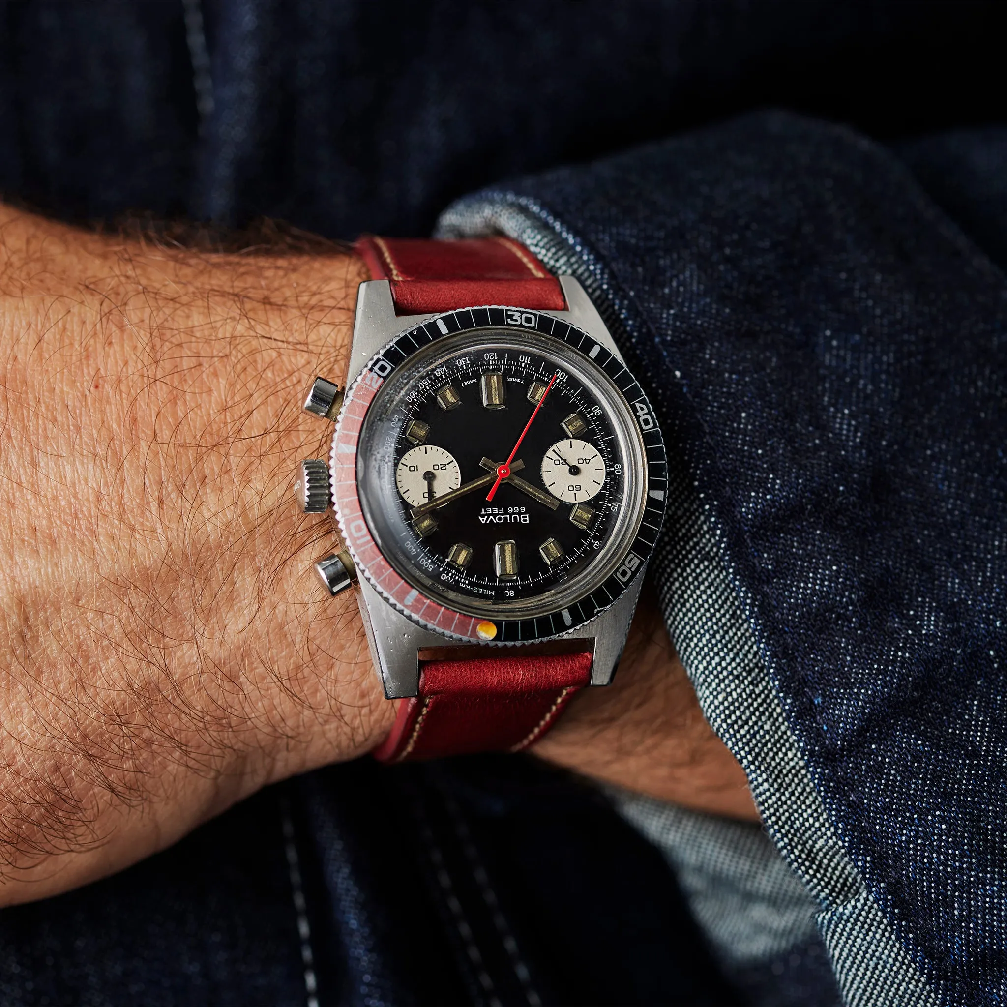 1971 Bulova Deep Sea 'B' Chronograph 666 Feet