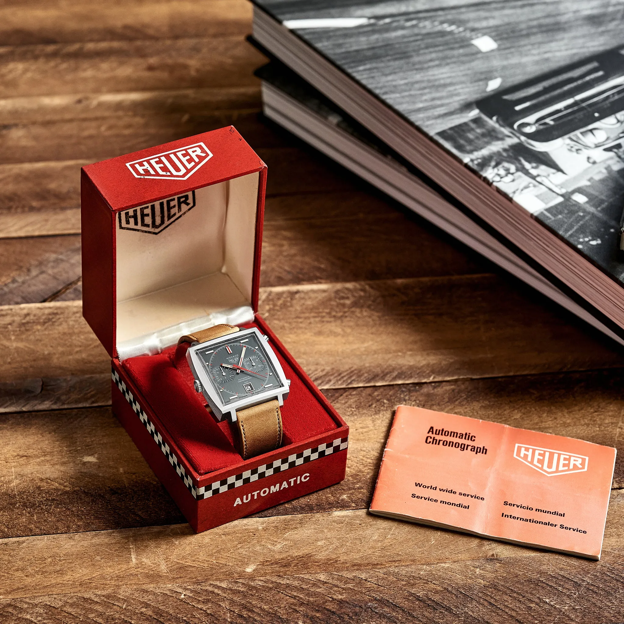 1971 Heuer Monaco Ref. 1133G With Box And Papers
