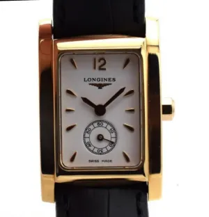2005 Unworn Ladies Longines Dolce Vita in Solid 18ct Gold with Box and Papers