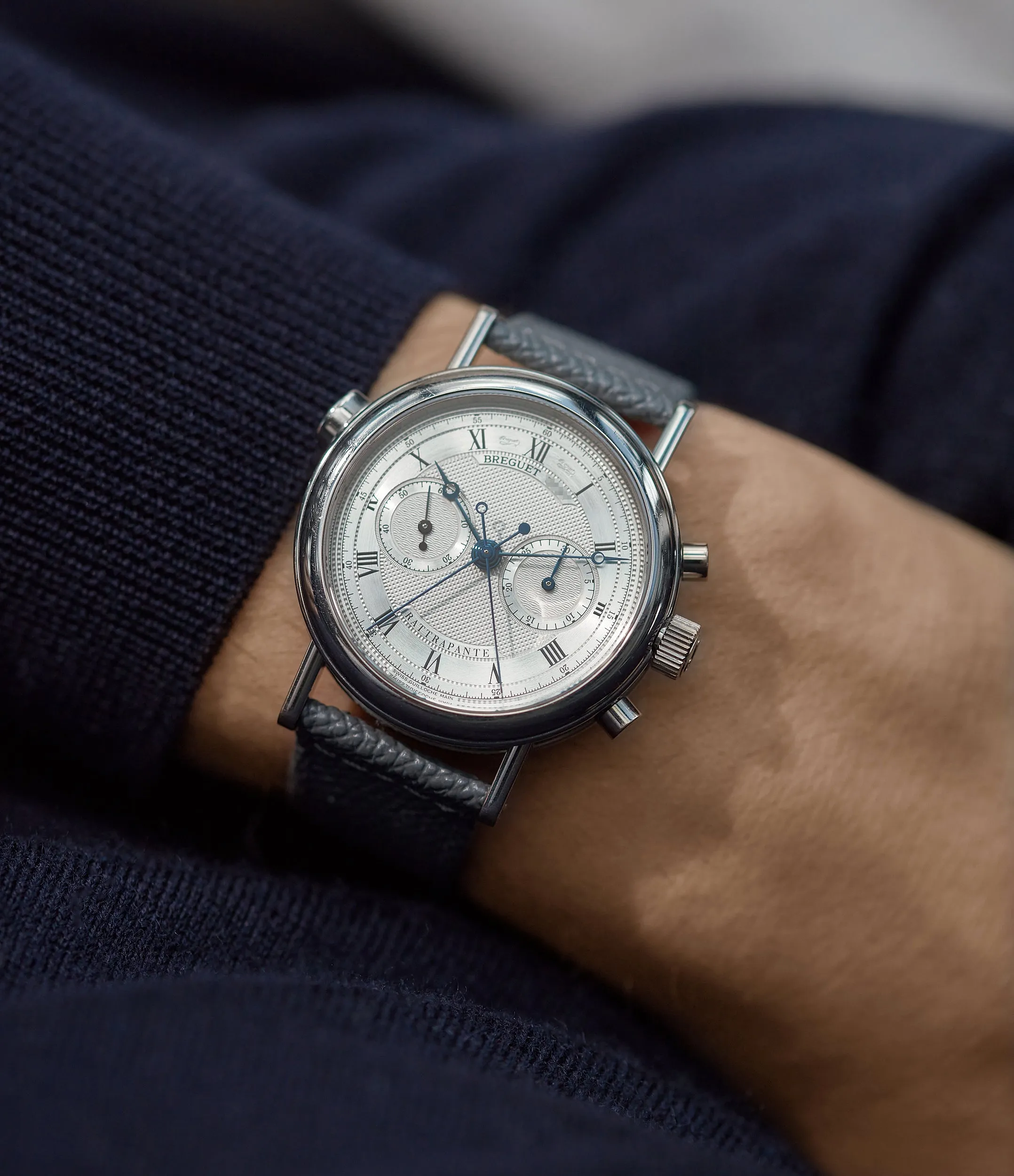 3947 | Rattrapante Chronograph | White Gold