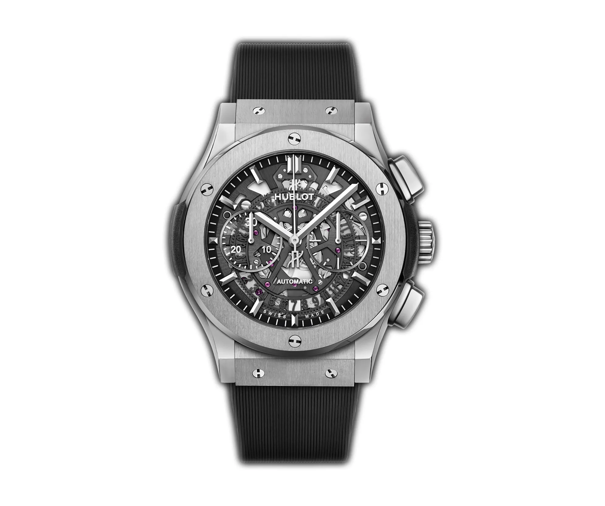 45mm Aerofusion Titanium Skeleton Dial