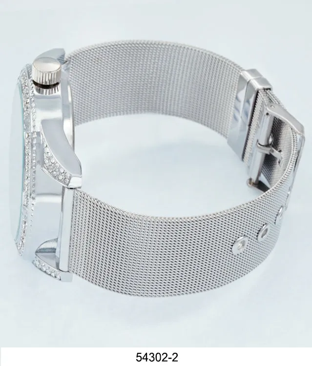 5430-Montres Carlo Mesh Band Watch