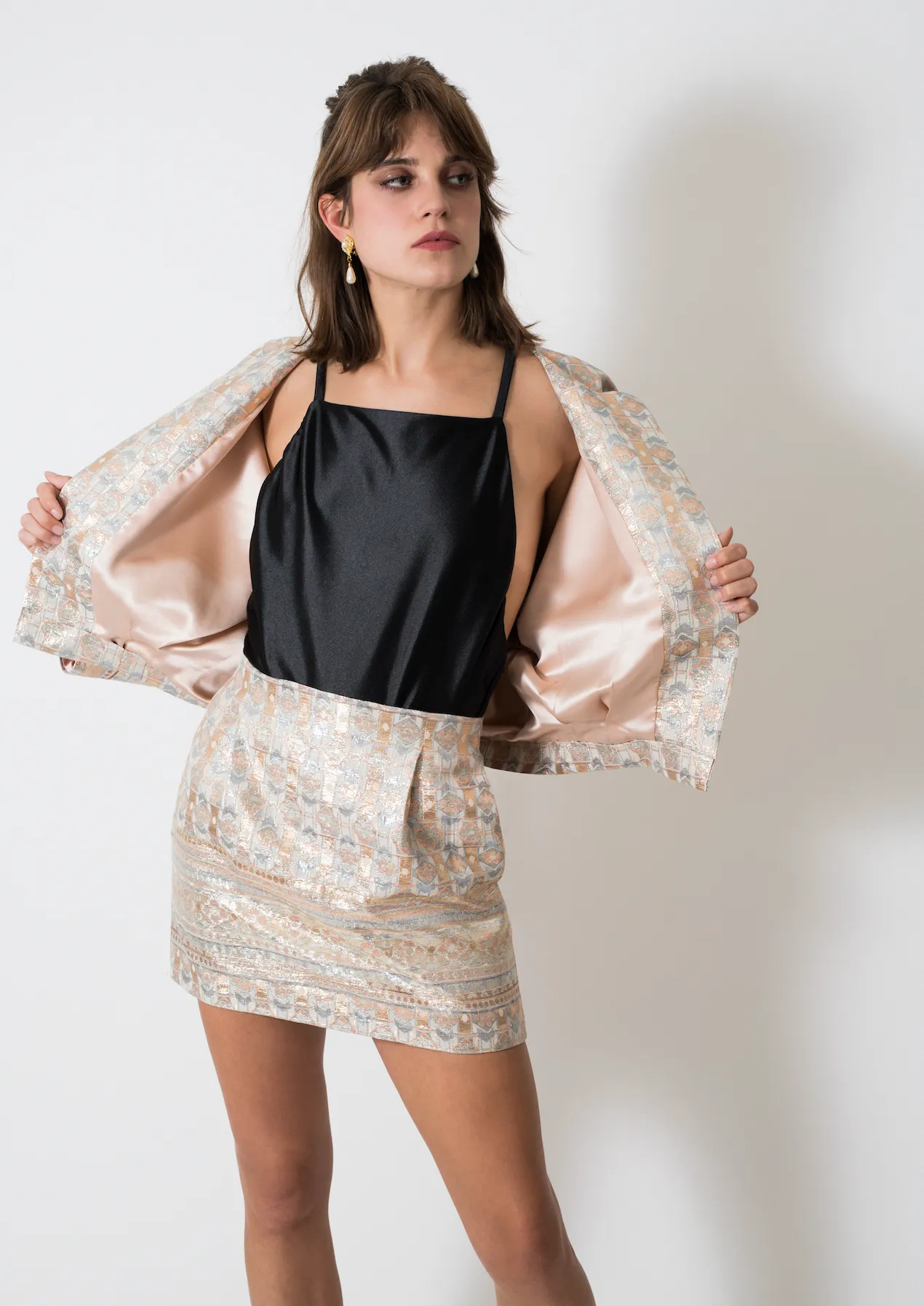 Alice Metallic Brocade Jacket