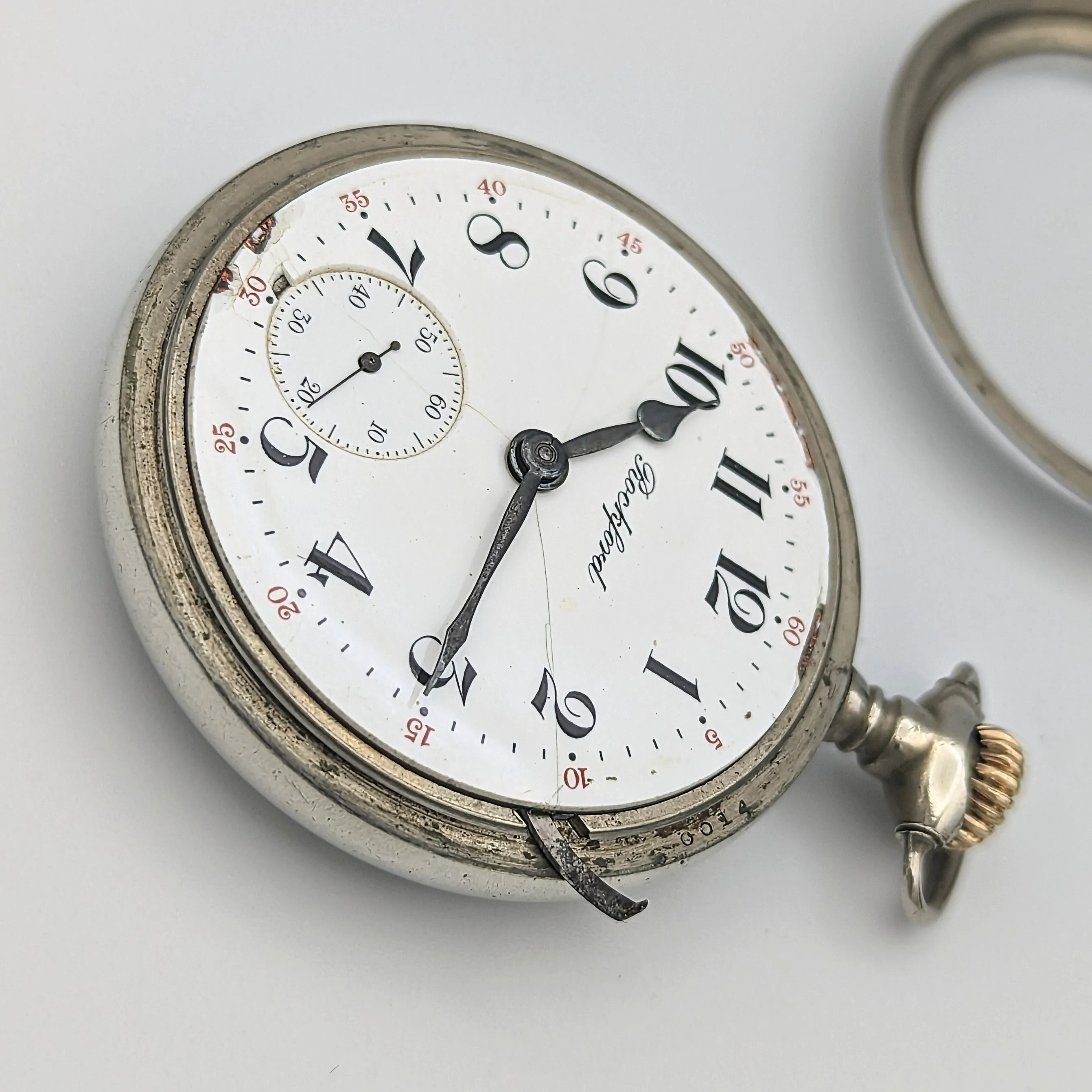 Antique 1910 ROCKFORD Pocket Watch Size 18s Grade 935 17 Jewels Pocket Watch