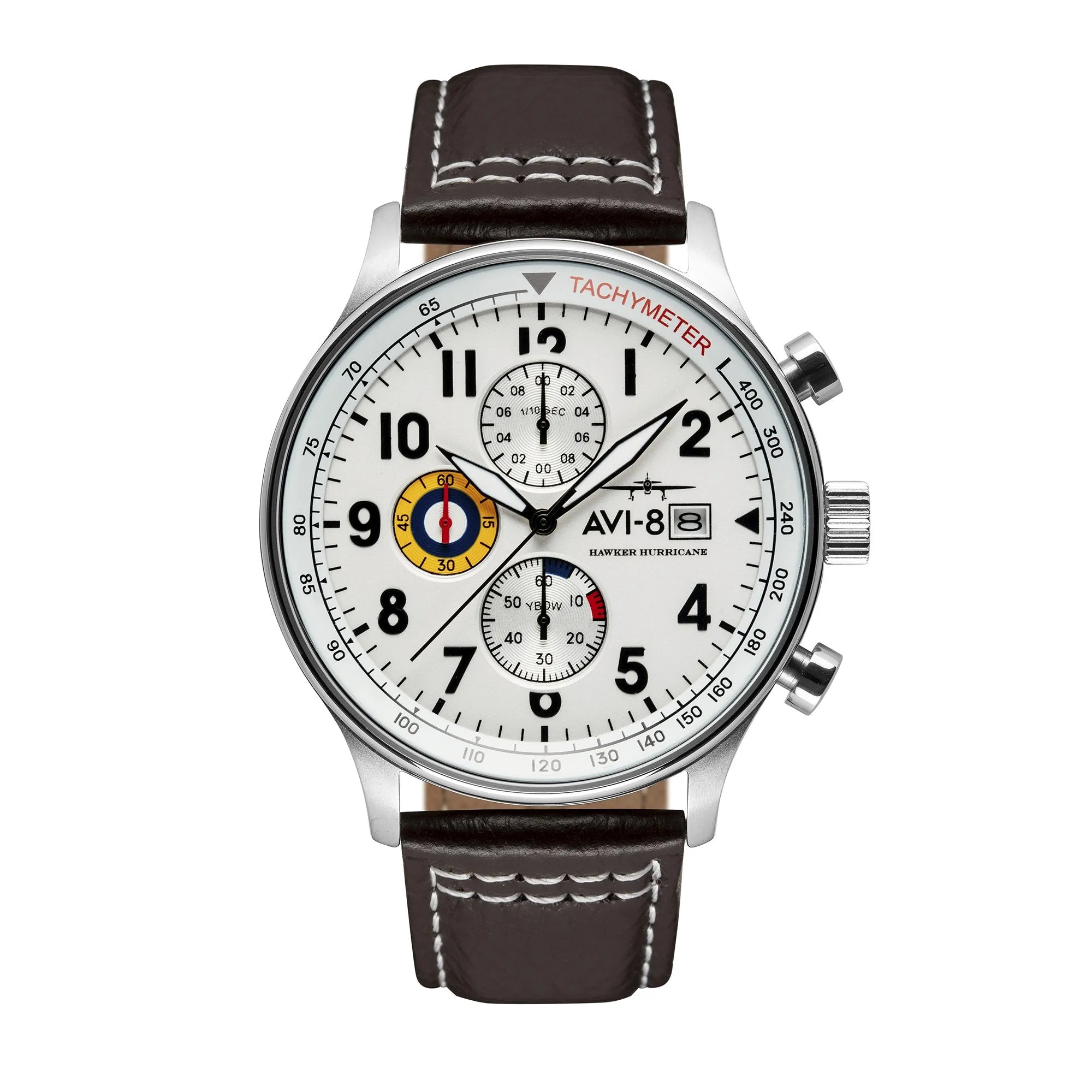 AVI-8 Hawker Hurricane Classic Chronograph Classic White