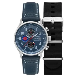 AVI-8 Hawker Hurricane Classic Chronograph Opal Blue