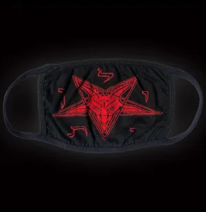 Baphomet Red Face Mask