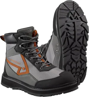 BASSDASH Mens Wading Boots Lightweight Anti-Slip Rubber Sole Fly Fishing Wading Shoes