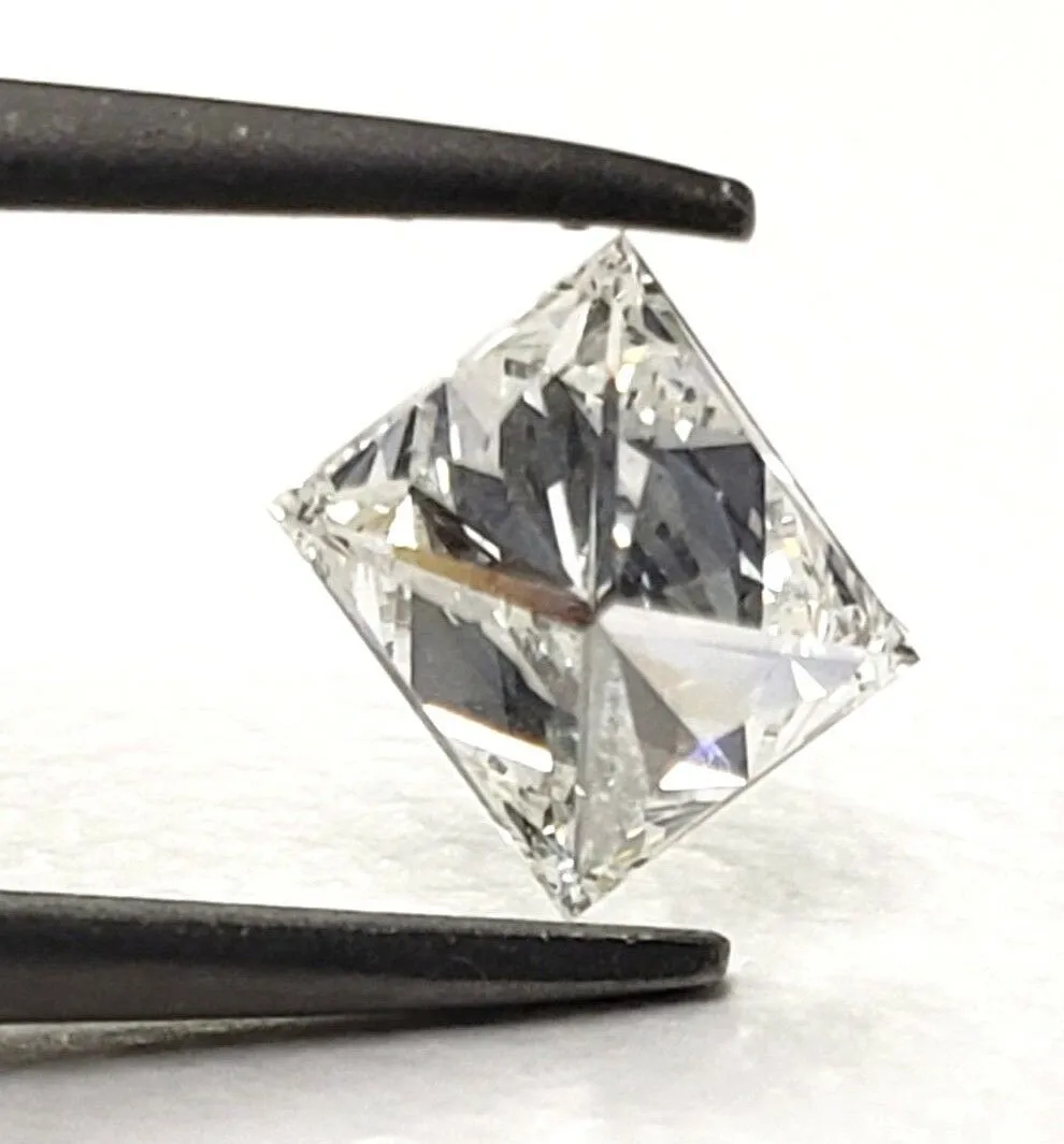 Beautiful 0.37 CT Princess Cut Natural Loose Diamond K VS1 GIA Certified