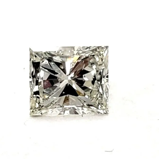 Beautiful 0.37 CT Princess Cut Natural Loose Diamond K VS1 GIA Certified
