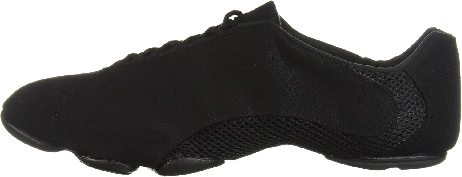 Bloch Dance Women's Amalgam Canvas and Mesh Split Sole Jazz Sneaker