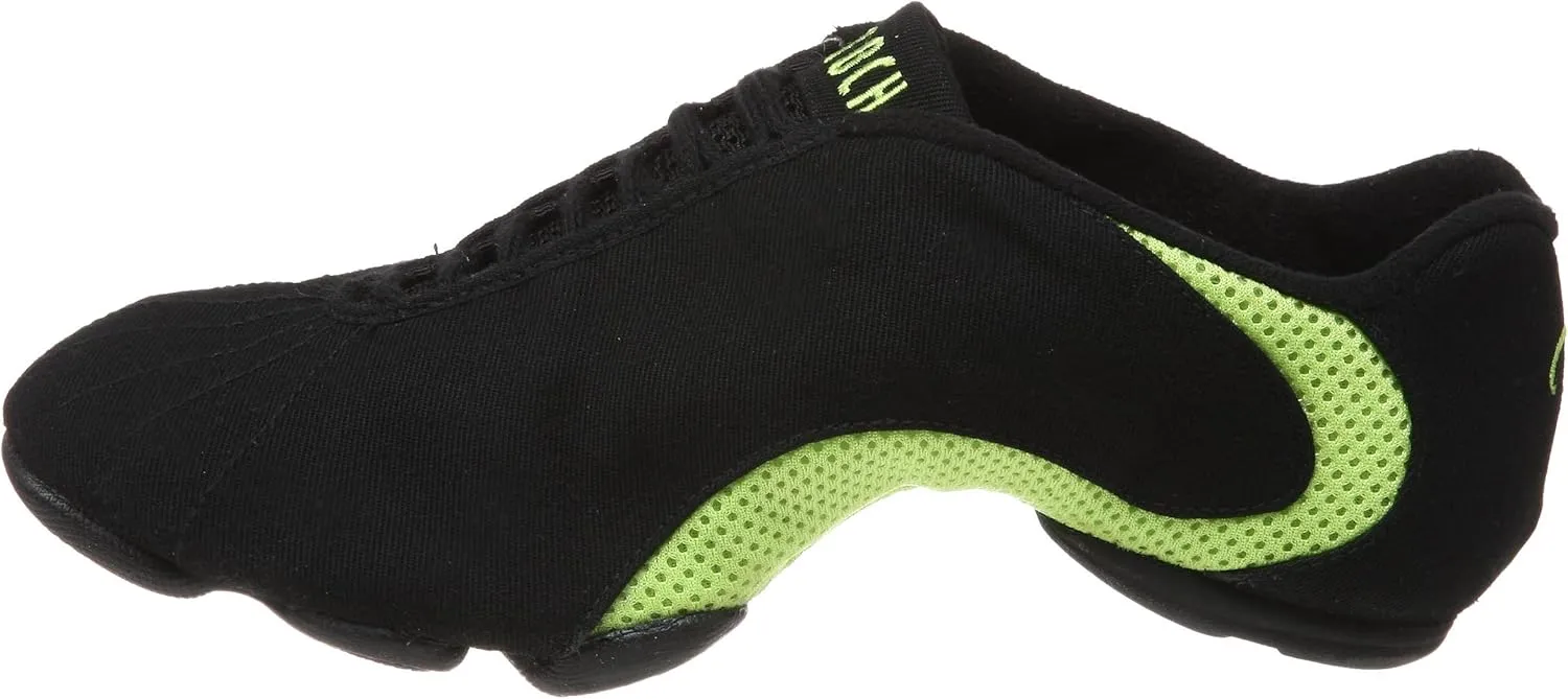 Bloch Dance Women's Amalgam Canvas and Mesh Split Sole Jazz Sneaker
