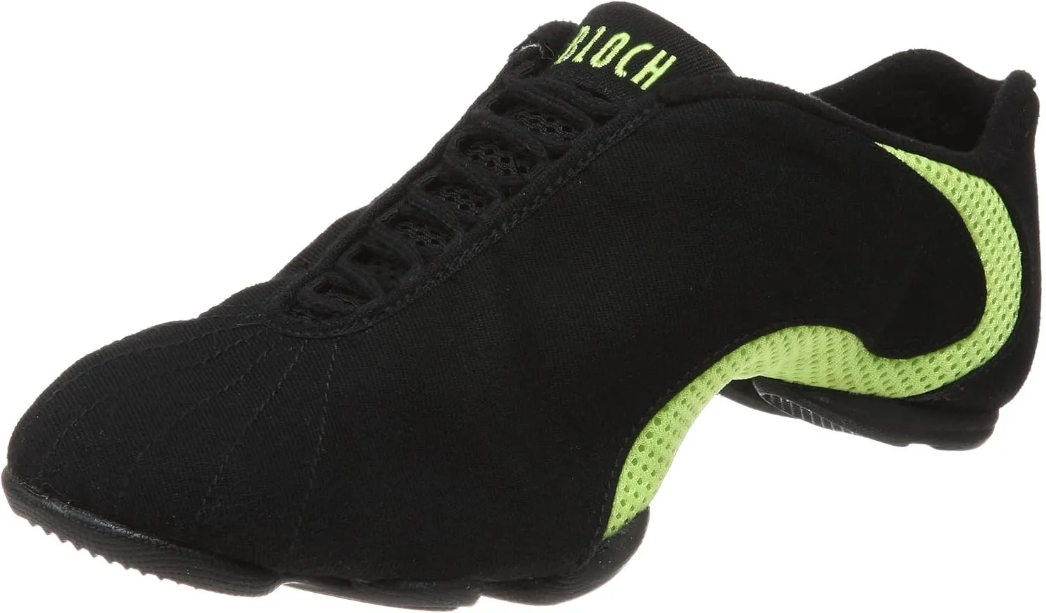 Bloch Dance Women's Amalgam Canvas and Mesh Split Sole Jazz Sneaker