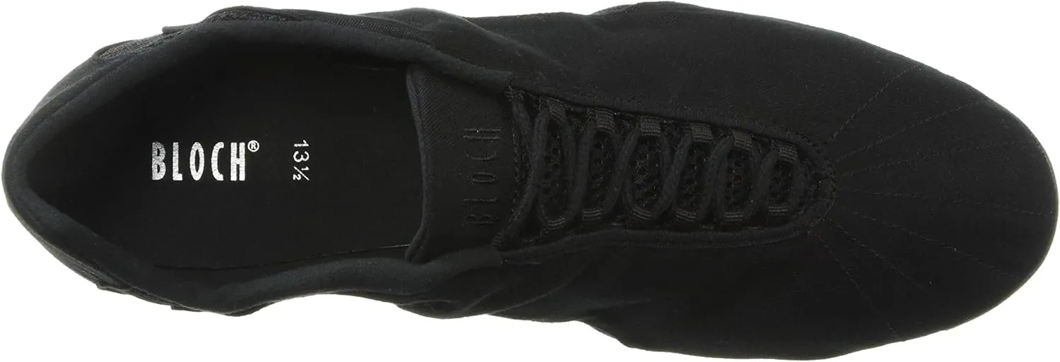 Bloch Dance Women's Amalgam Canvas and Mesh Split Sole Jazz Sneaker
