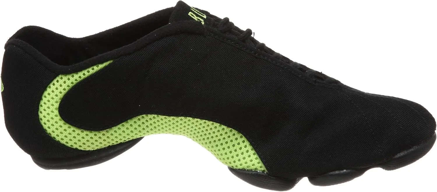 Bloch Dance Women's Amalgam Canvas and Mesh Split Sole Jazz Sneaker