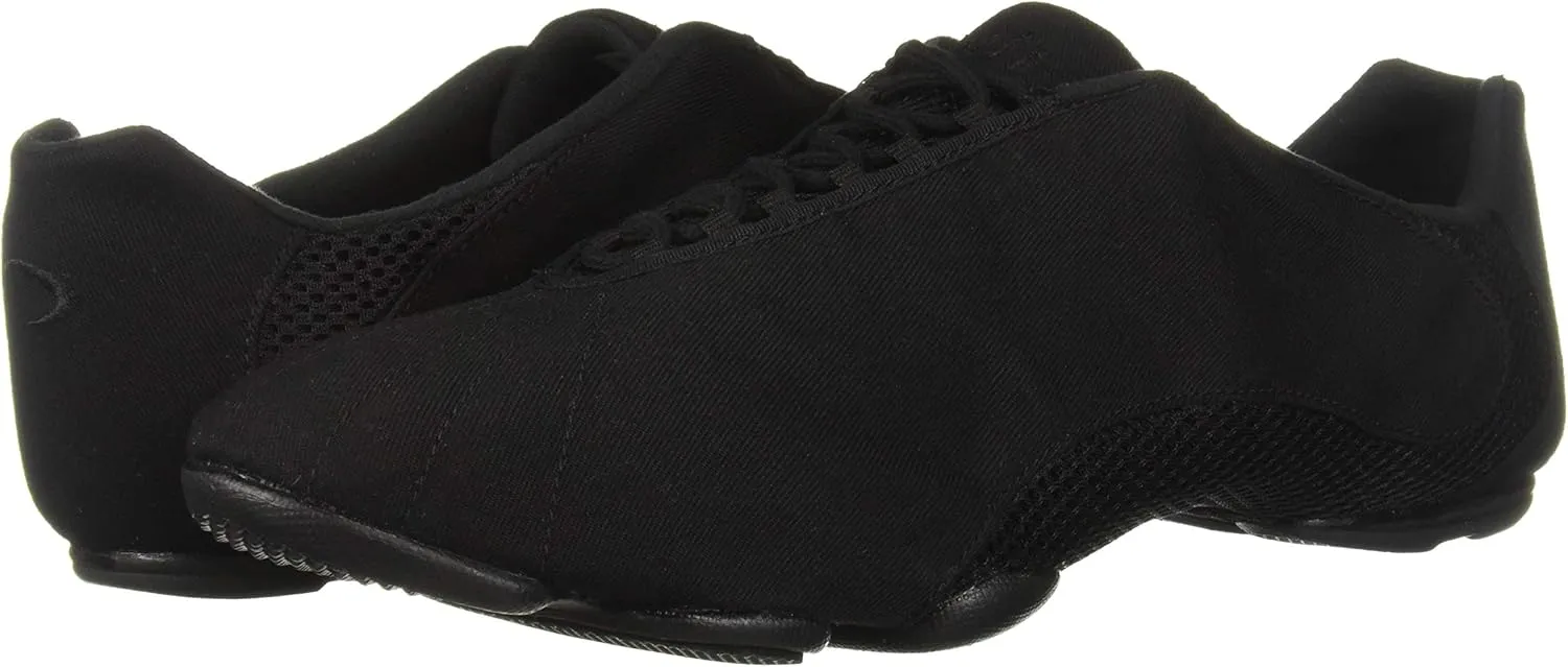 Bloch Dance Women's Amalgam Canvas and Mesh Split Sole Jazz Sneaker