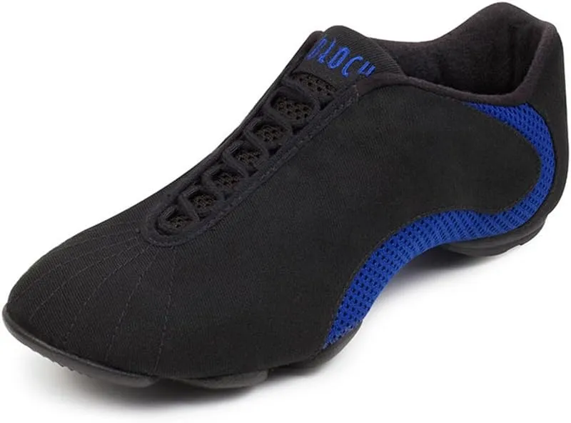Bloch Dance Women's Amalgam Canvas and Mesh Split Sole Jazz Sneaker