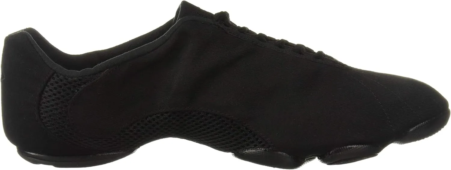 Bloch Dance Women's Amalgam Canvas and Mesh Split Sole Jazz Sneaker