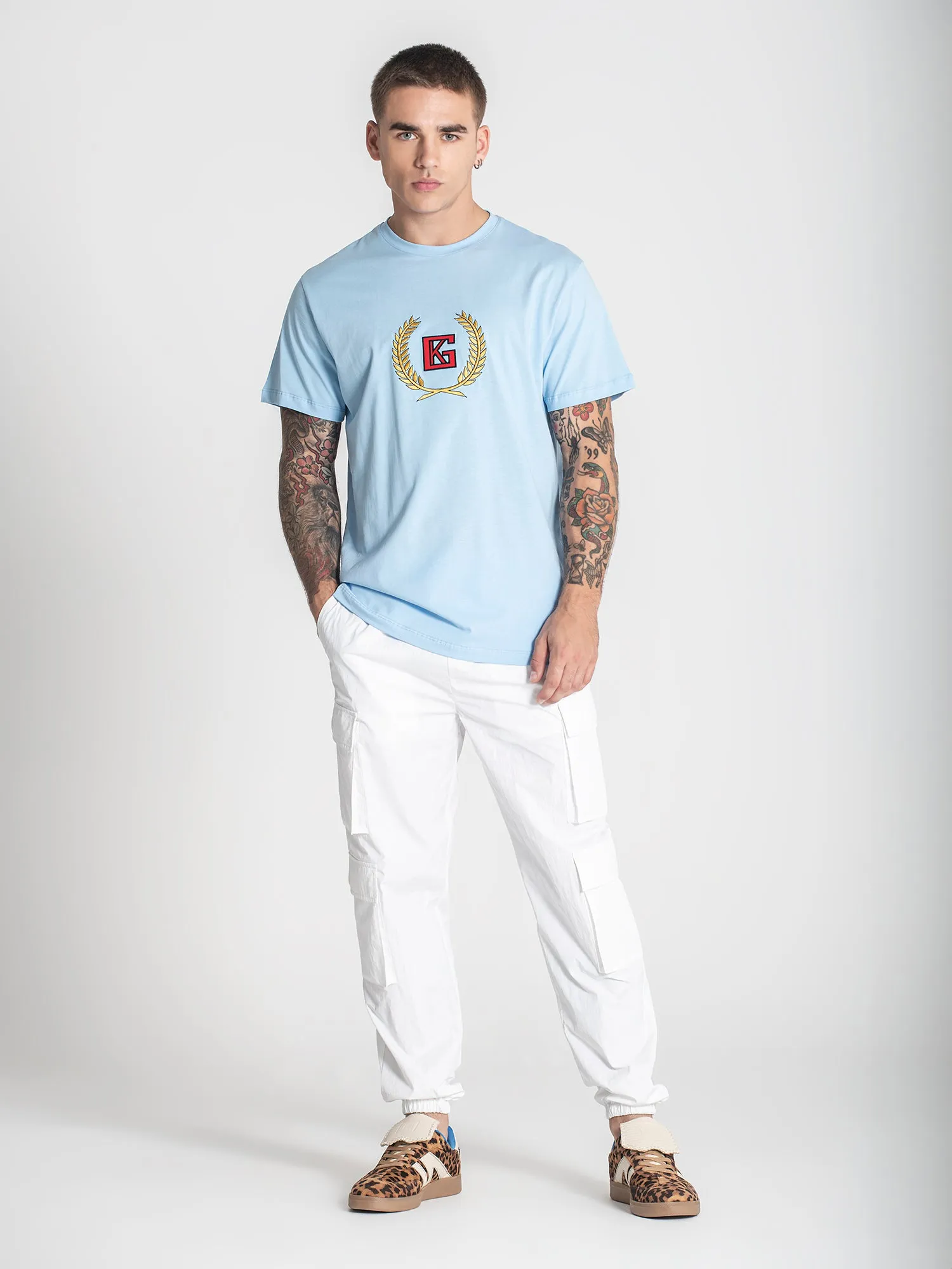 Blue Retro Tee