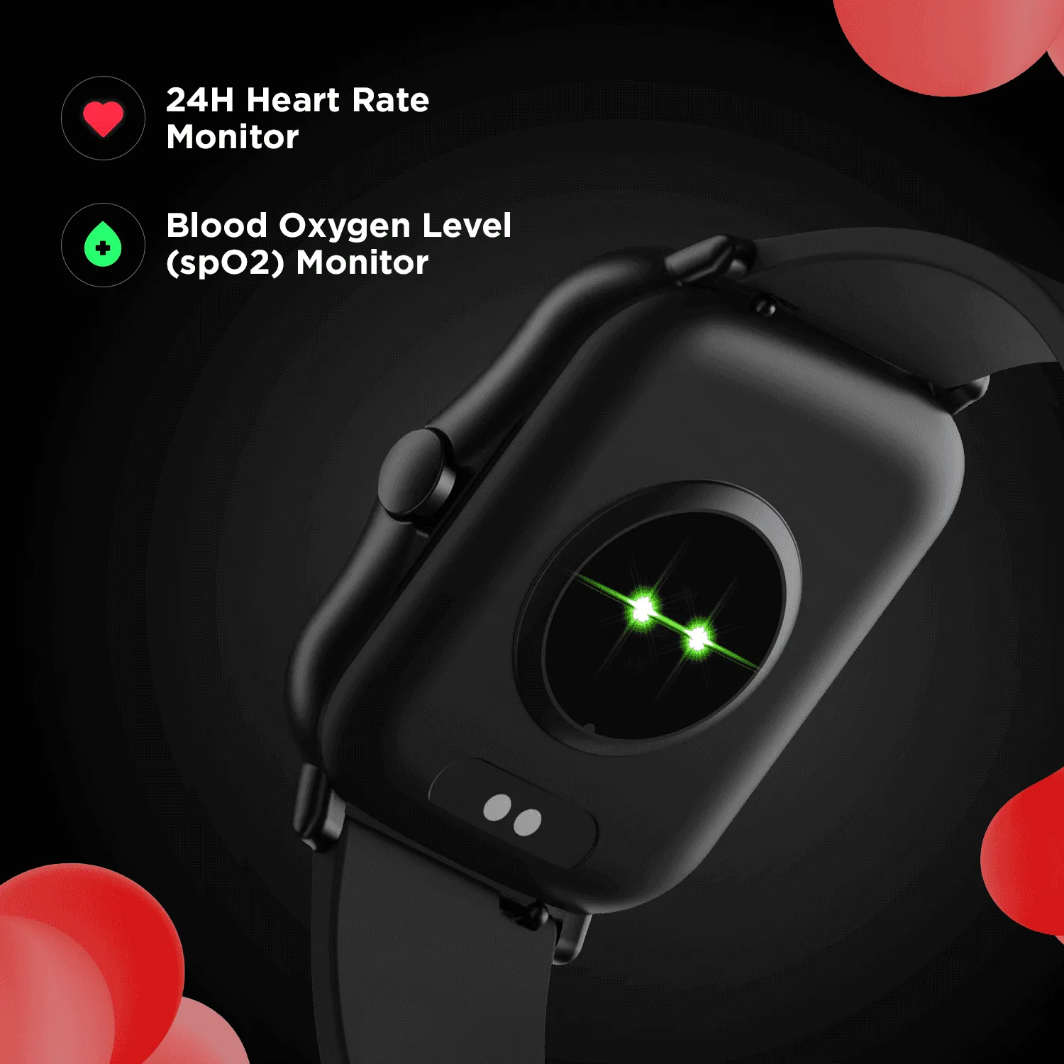 boAt Vertex | Smartwatch with Fitness Trackers, 1.69" HD Display, Sleep Tracking, 100  Watch Faces
