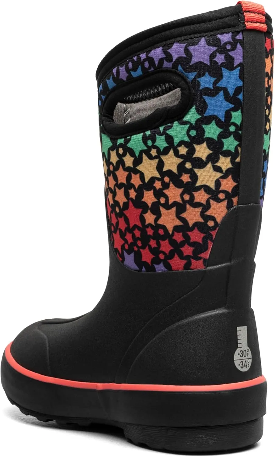 BOGS Unisex-Child Classic Ii-Rainbow Stars (Toddler/Little Big Kid) Rain Boot