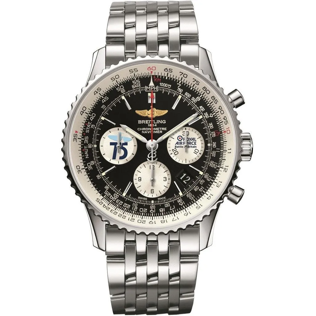 BREITLING Navitimer Battle Of Britain Limited Edition Mens Watch AB01208U/BE28 447A