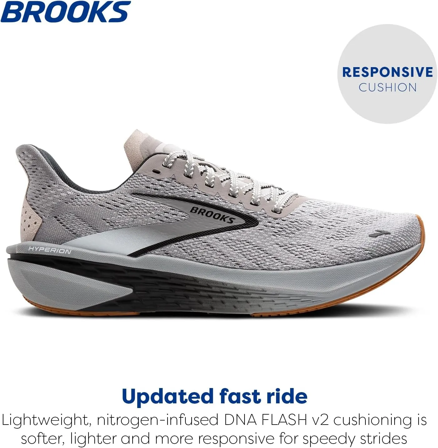Brooks Mens Hyperion 2 Neutral Running Shoe