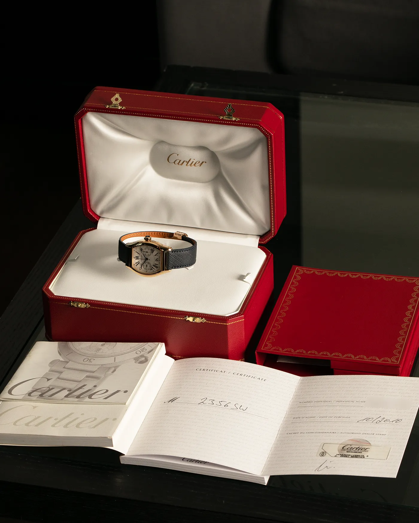 Cartier Tortue Monopoussoir CPCP 2356 Yellow Gold