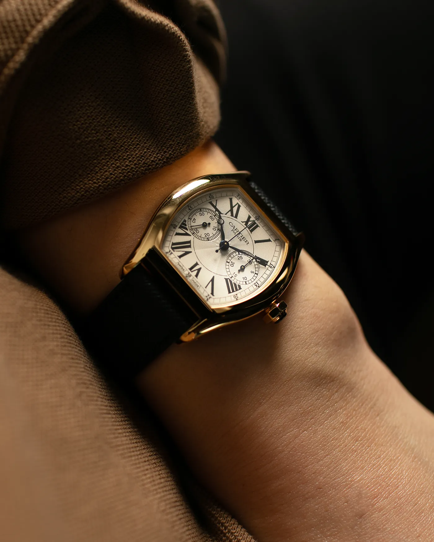 Cartier Tortue Monopoussoir CPCP 2356 Yellow Gold
