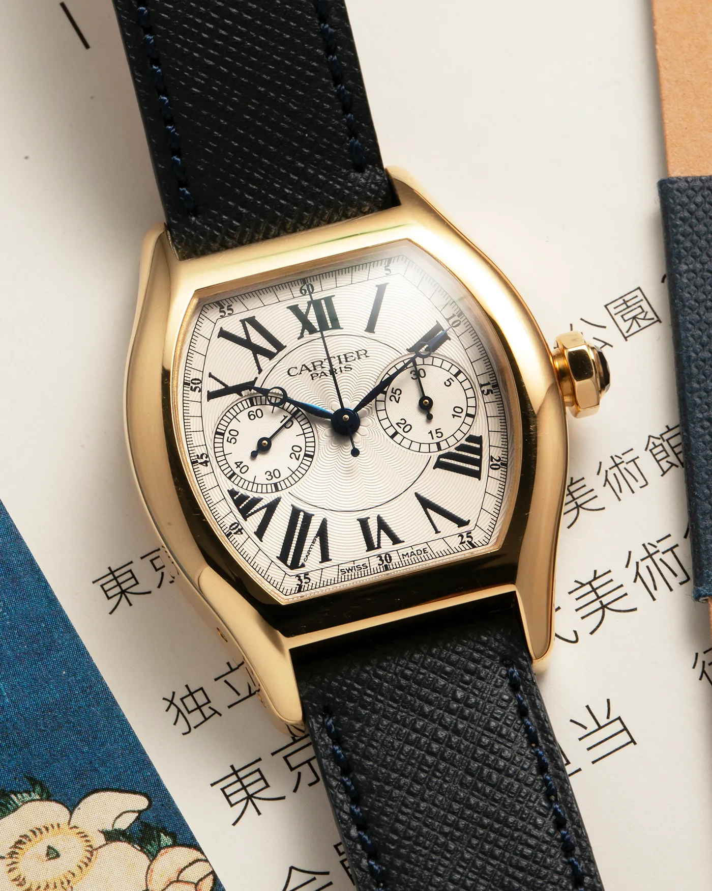 Cartier Tortue Monopoussoir CPCP 2356 Yellow Gold