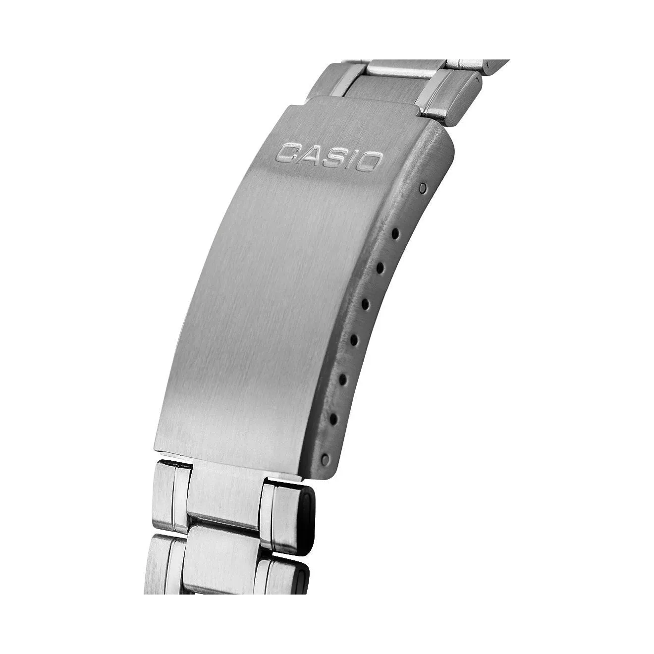 Casio Classic Stainless Steel Black Dial Men's  Watch - MTP1128A-1A