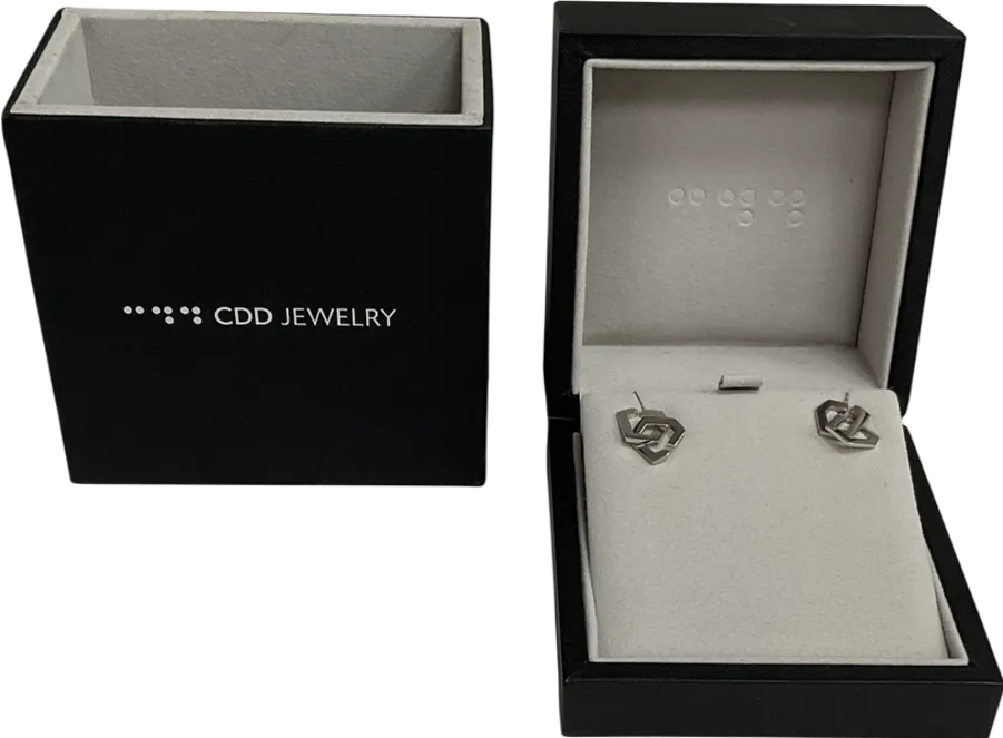 CDD Jewlery Metallic Linked Earrings One Size