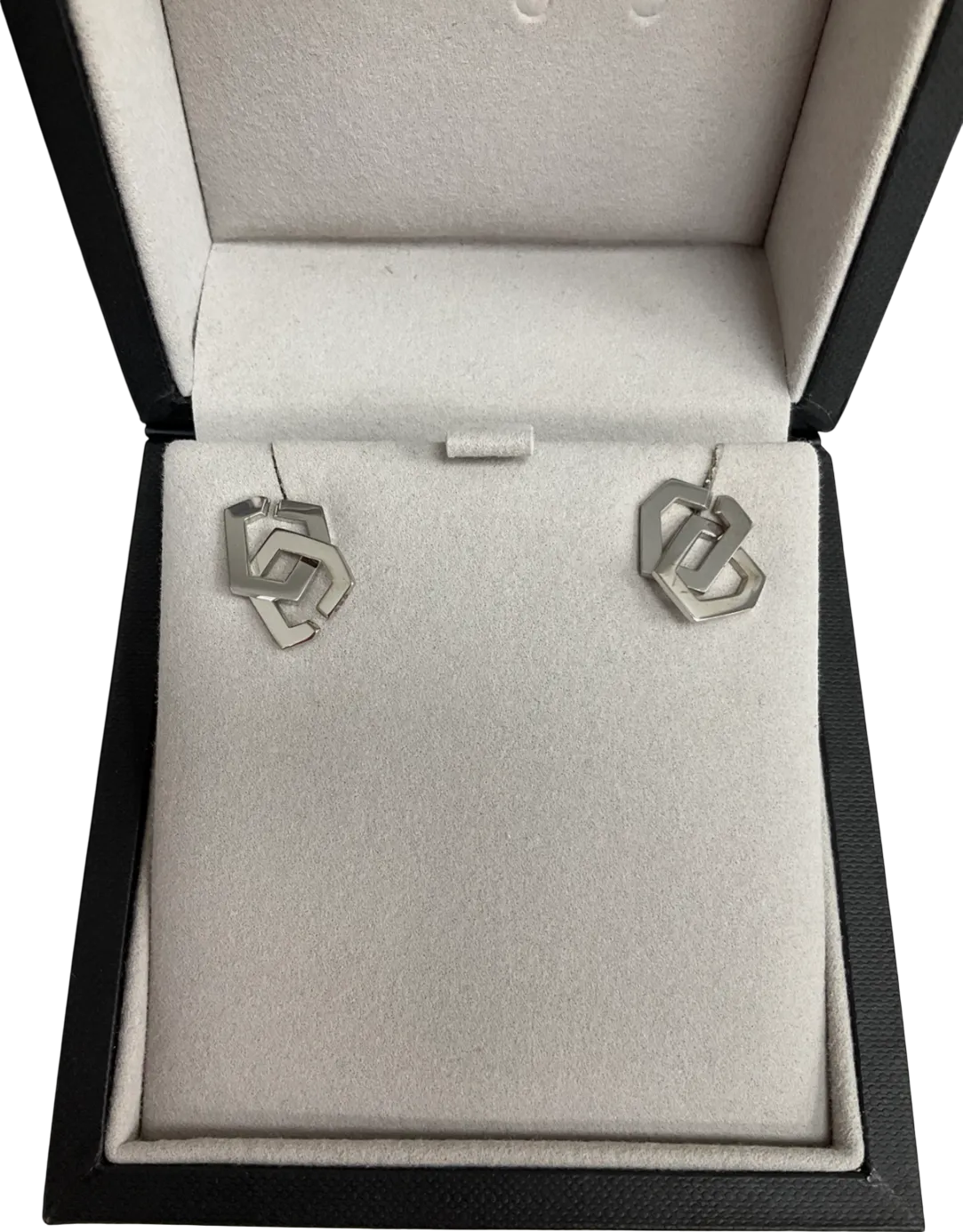 CDD Jewlery Metallic Linked Earrings One Size