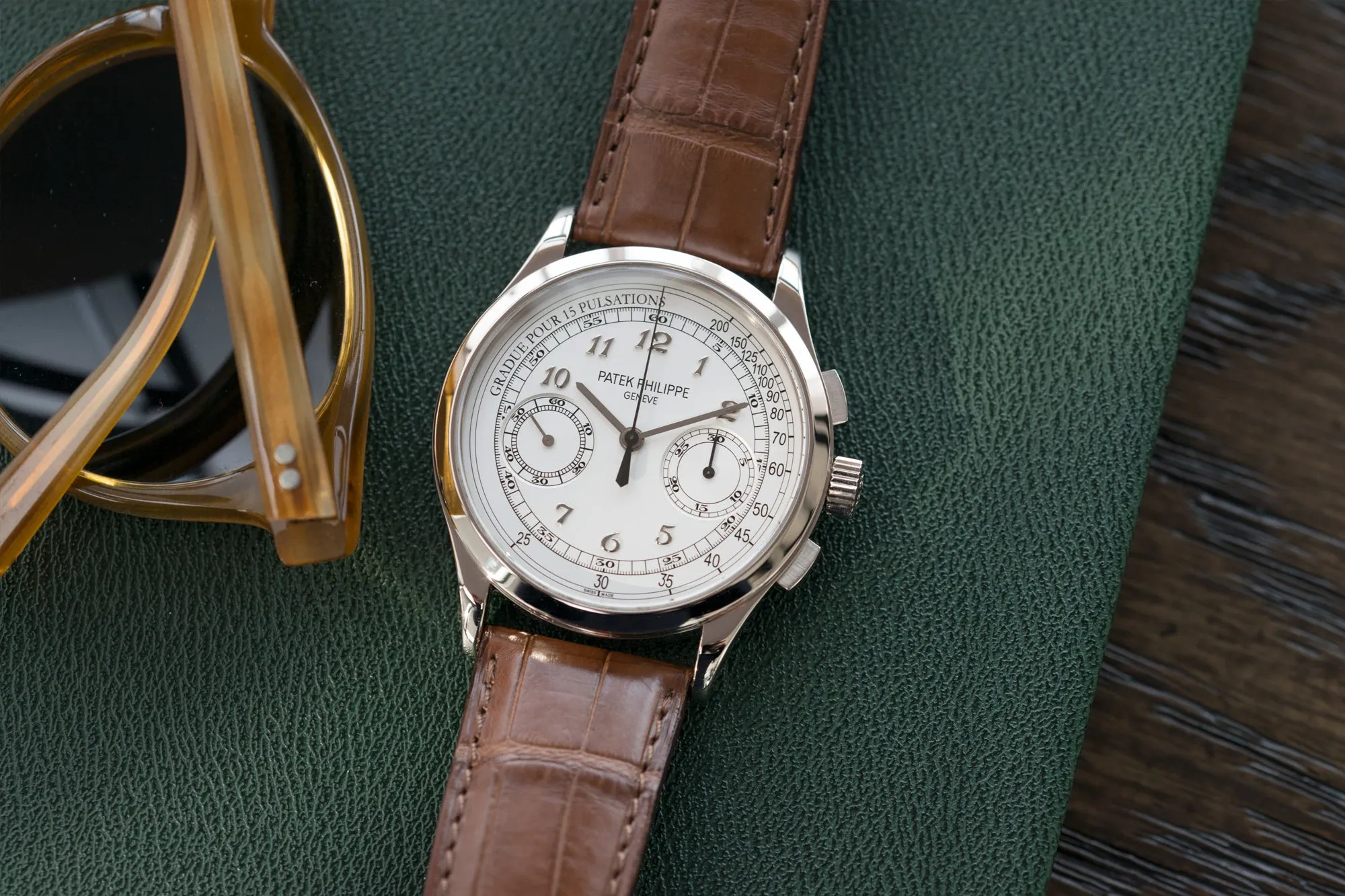 Chronograph 5170G-001 | Pulsation Scale | Grey Gold