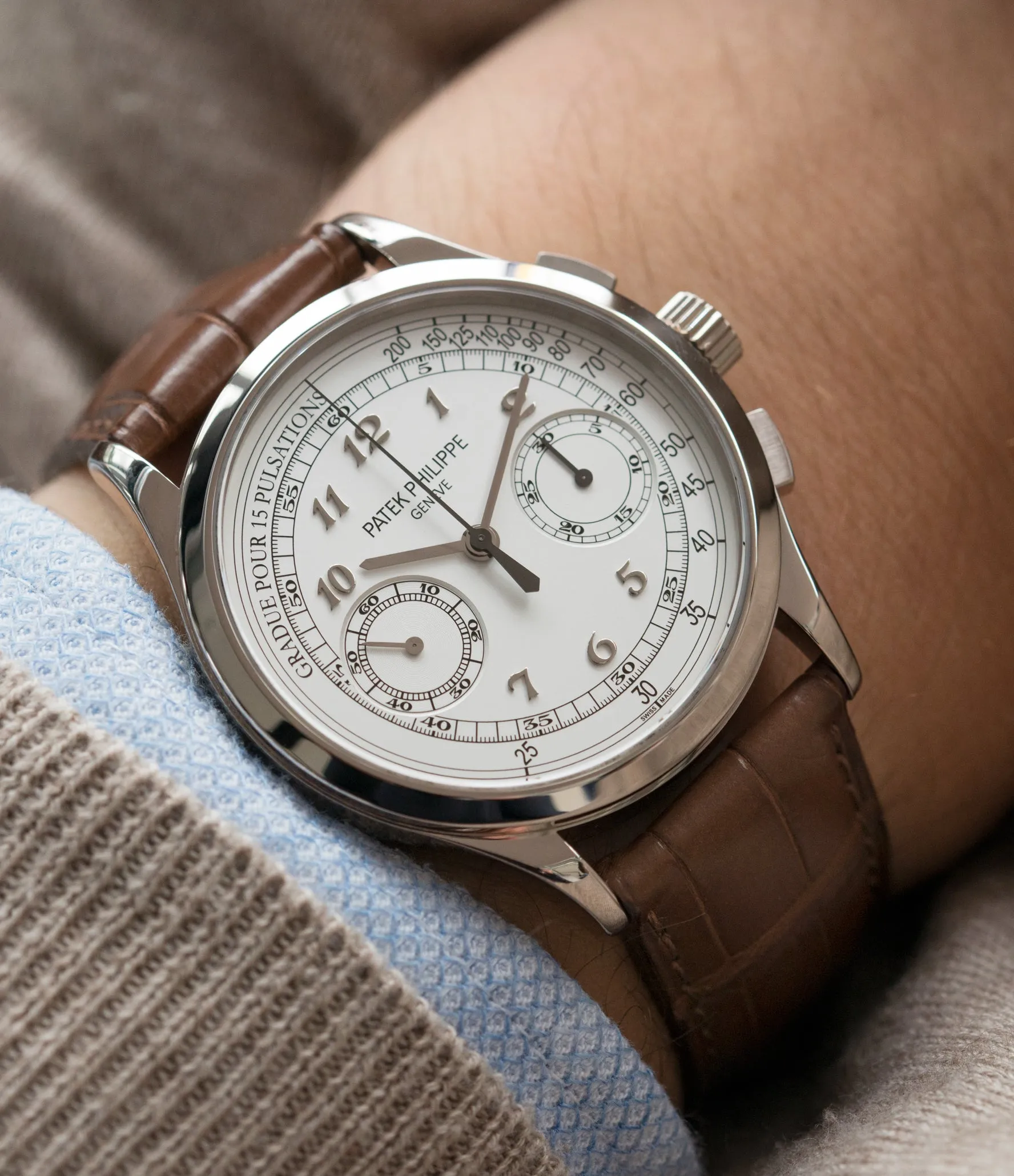 Chronograph 5170G-001 | Pulsation Scale | Grey Gold
