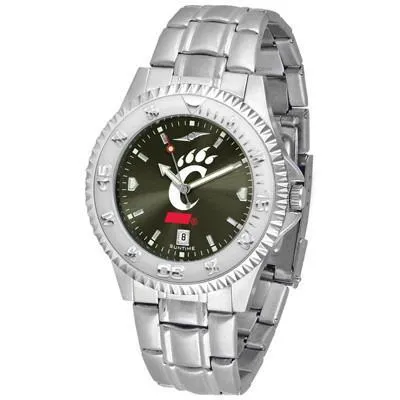 Cincinnati Bearcats Competitor AnoChrome - Steel Band Watch